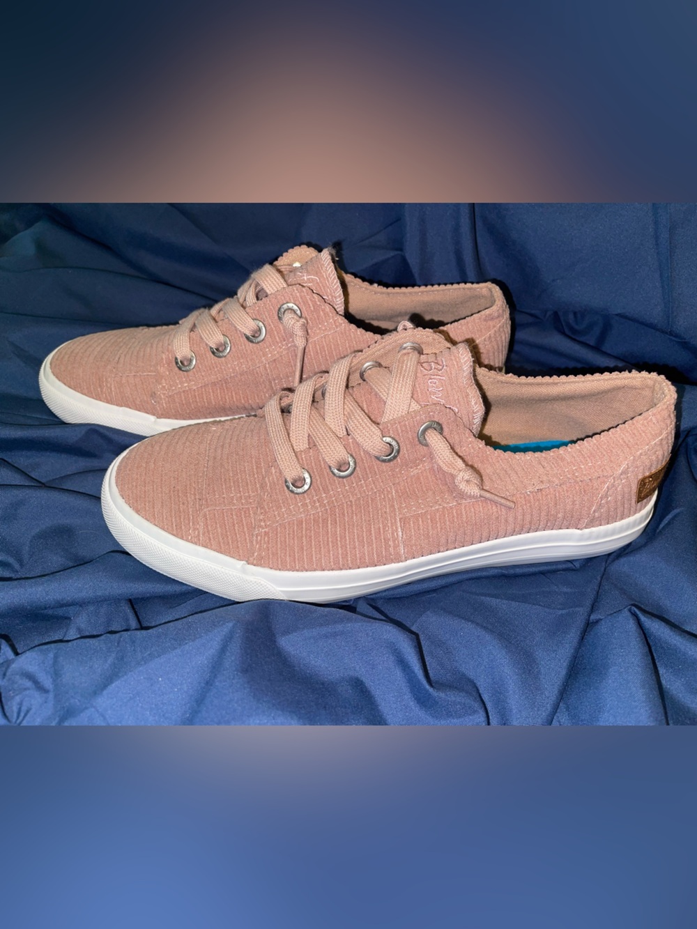 Blowfish Malibu Women's Casual Low-Top Lace-Up Sneakers in Blush Pink